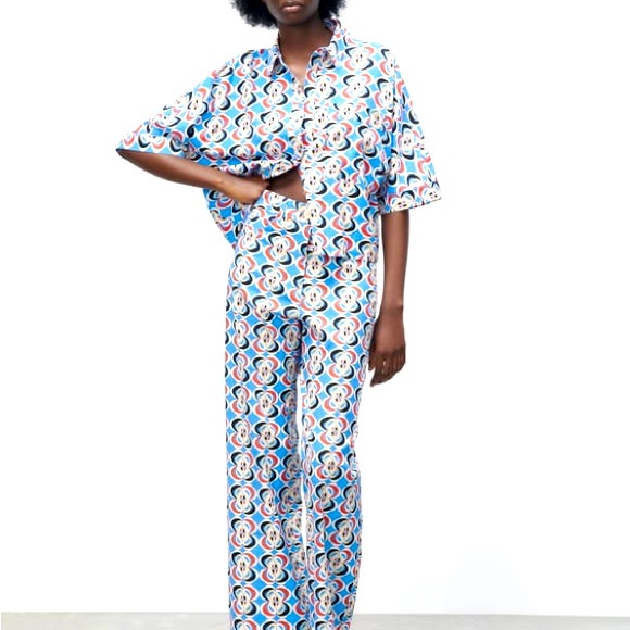 Zara linen blend blouse - Picture 2 of 2